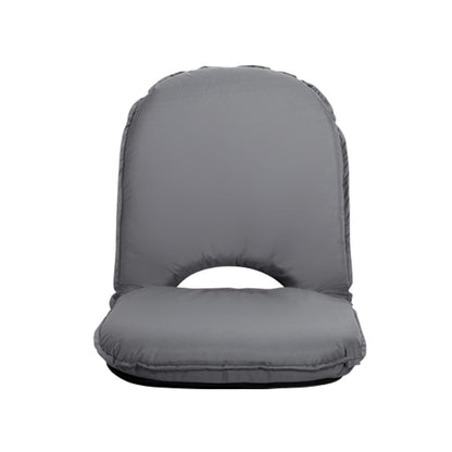 Artiss Floor Lounge Sofa Camping Portable Recliner Beach Chair Folding Outdoor Grey-Outdoor &gt; Camping - Peroz Australia - Image - 3