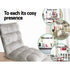Artiss Lounge Sofa Floor Recliner Futon Chaise Folding Couch Grey-Furniture > Living Room - Peroz Australia - Image - 1