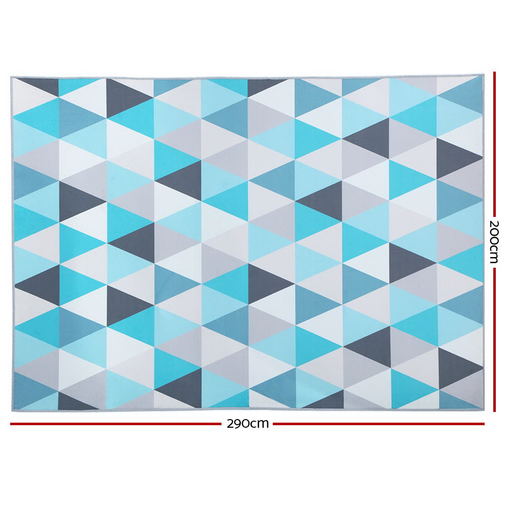 Artiss Floor Rugs Rug 200 x 290 Area Large Carpet Soft Bedroom Modern Short Pile-Home &amp; Garden &gt; Rugs - Peroz Australia - Image - 2