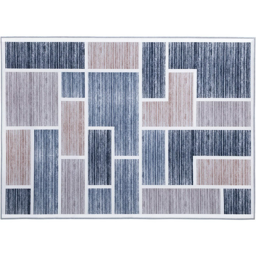Artiss Floor Rugs 120x170 Short Pile Area Rug Large Modern Carpet Soft Grey-Home &amp; Garden &gt; Rugs - Peroz Australia - Image - 1