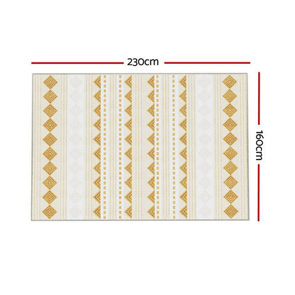 Artiss Floor Rugs 160x230cm Washable Area Mat Large Carpet Soft Short Pile Ella-Home &amp; Garden &gt; Rugs-PEROZ Accessories