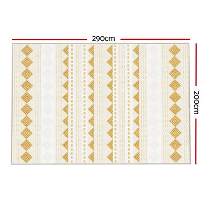 Artiss Floor Rugs 200x290cm Washable Area Mat Large Carpet Soft Short Pile Ella-Home &amp; Garden &gt; Rugs-PEROZ Accessories
