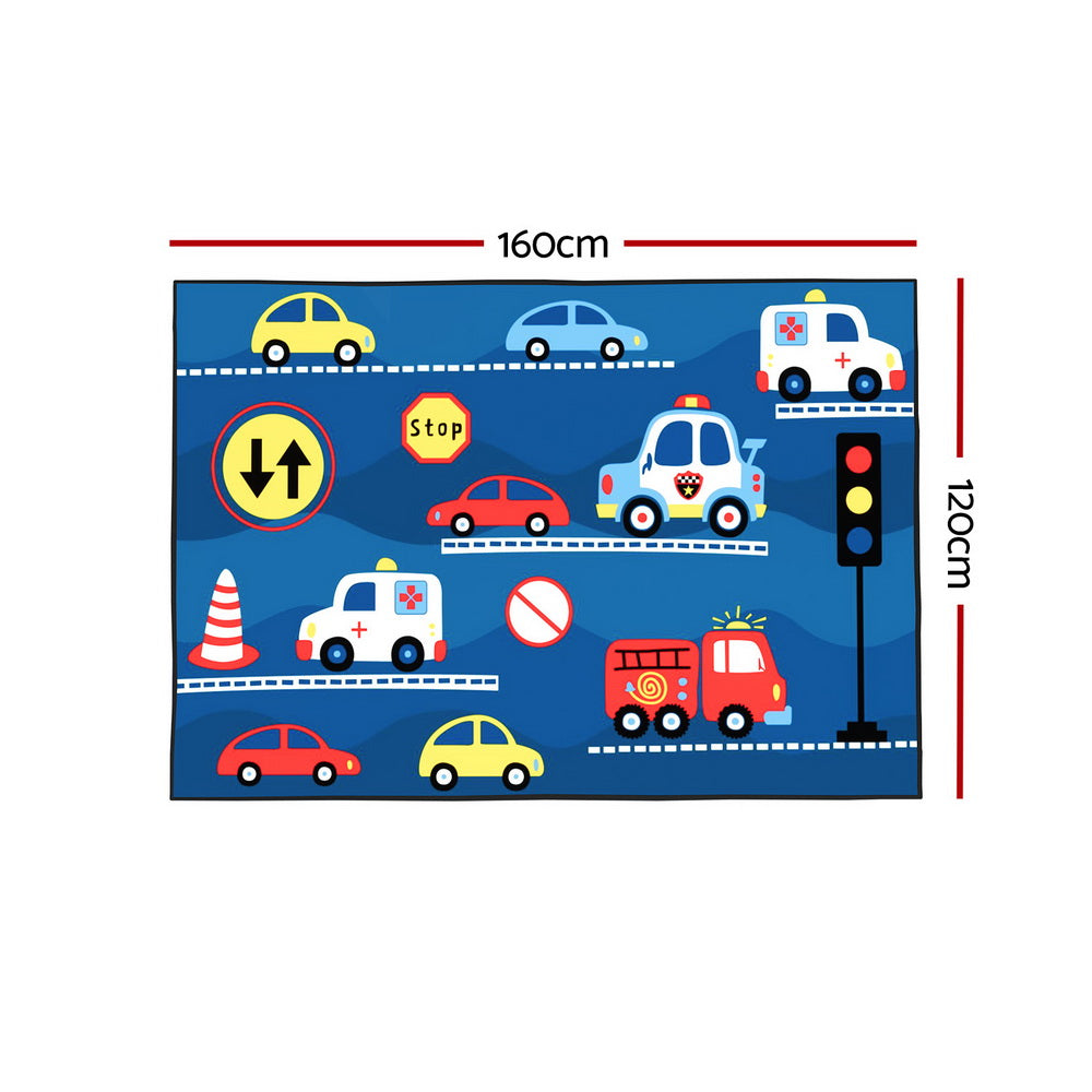 Artiss Floor Rugs 120x160cm Washable Area Mat Large Carpet Soft Short Pile Kids-Home &amp; Garden &gt; Rugs-PEROZ Accessories