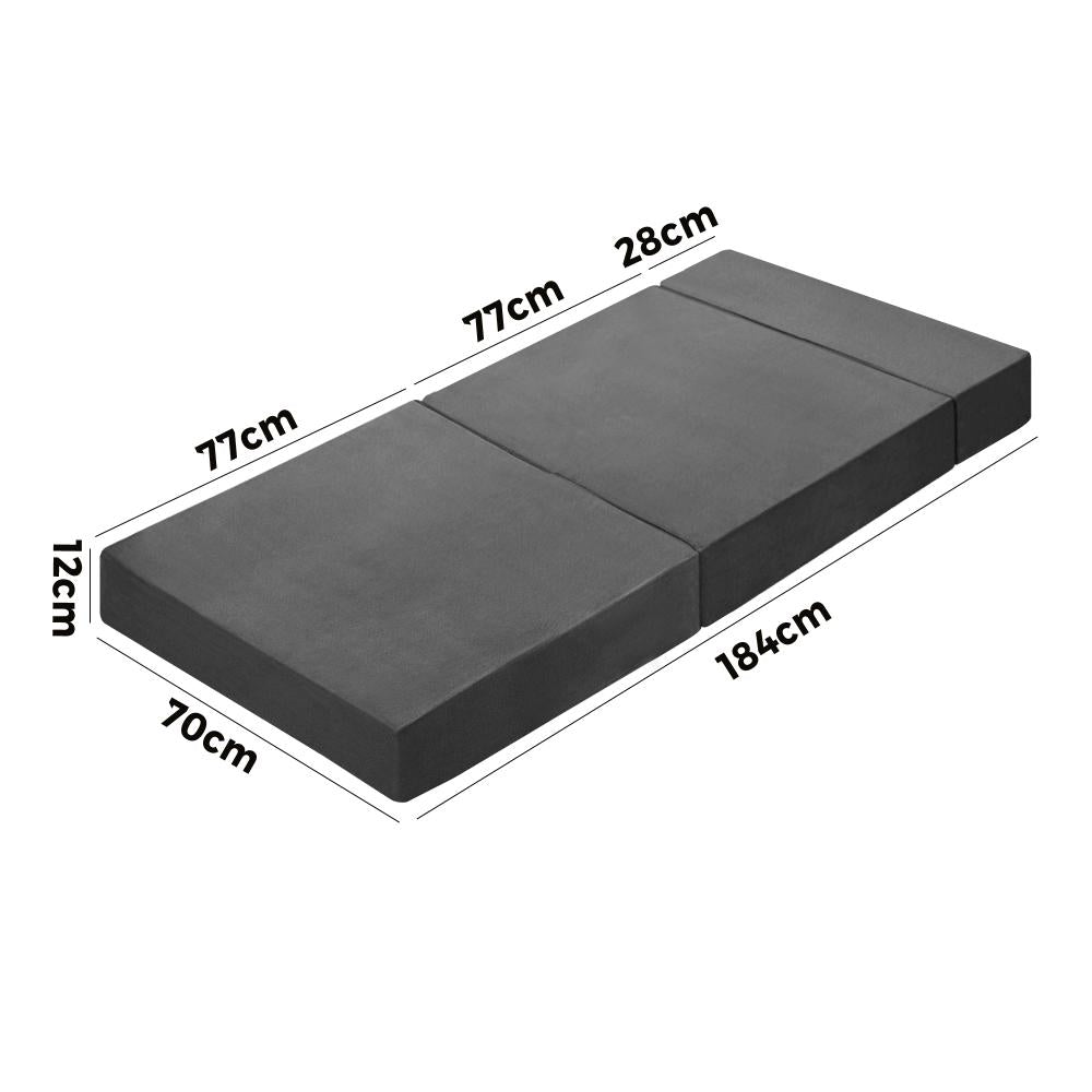 Bedra Foldable Foam Mattress Sofa Bed Portable Camping Cushion Floor Bed Single-Folding Mattress Cushion-PEROZ Accessories