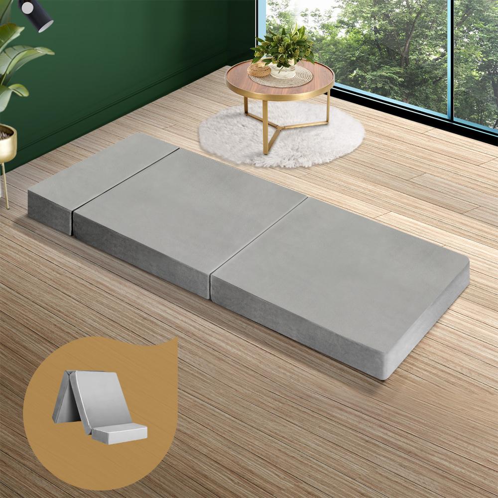 Bedra Foldable Foam Mattress Single Sofa Bed Portable Camping Cushion Floor Bed-Folding Mattress Cushion-PEROZ Accessories
