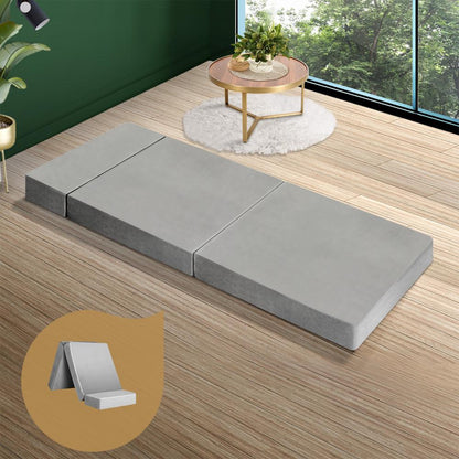 Bedra Foldable Foam Mattress Single Sofa Bed Portable Camping Cushion Floor Bed-Folding Mattress Cushion-PEROZ Accessories