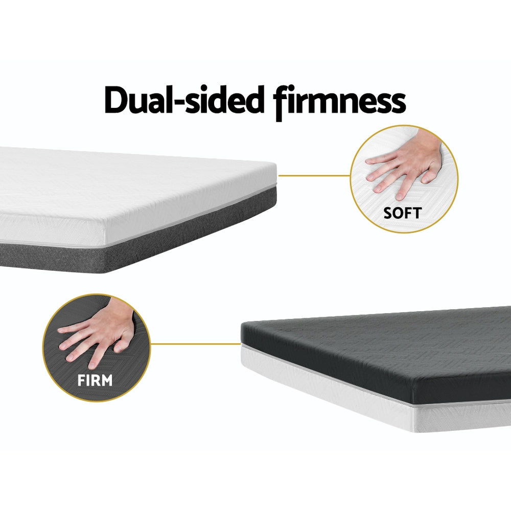Giselle Bedding Memory Foam Mattress Bed Cool Gel Non Spring Comfort Single 15cm-Furniture &gt; Mattresses-PEROZ Accessories