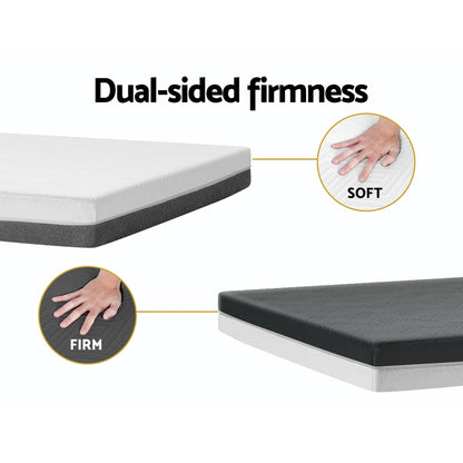 Giselle Bedding Memory Foam Mattress Bed Cool Gel Non Spring Comfort Single 15cm-Furniture &gt; Mattresses-PEROZ Accessories