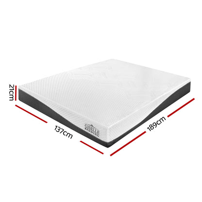 Giselle Bedding Double Size Memory Foam Mattress Cool Gel without Spring-Furniture &gt; Mattresses-PEROZ Accessories