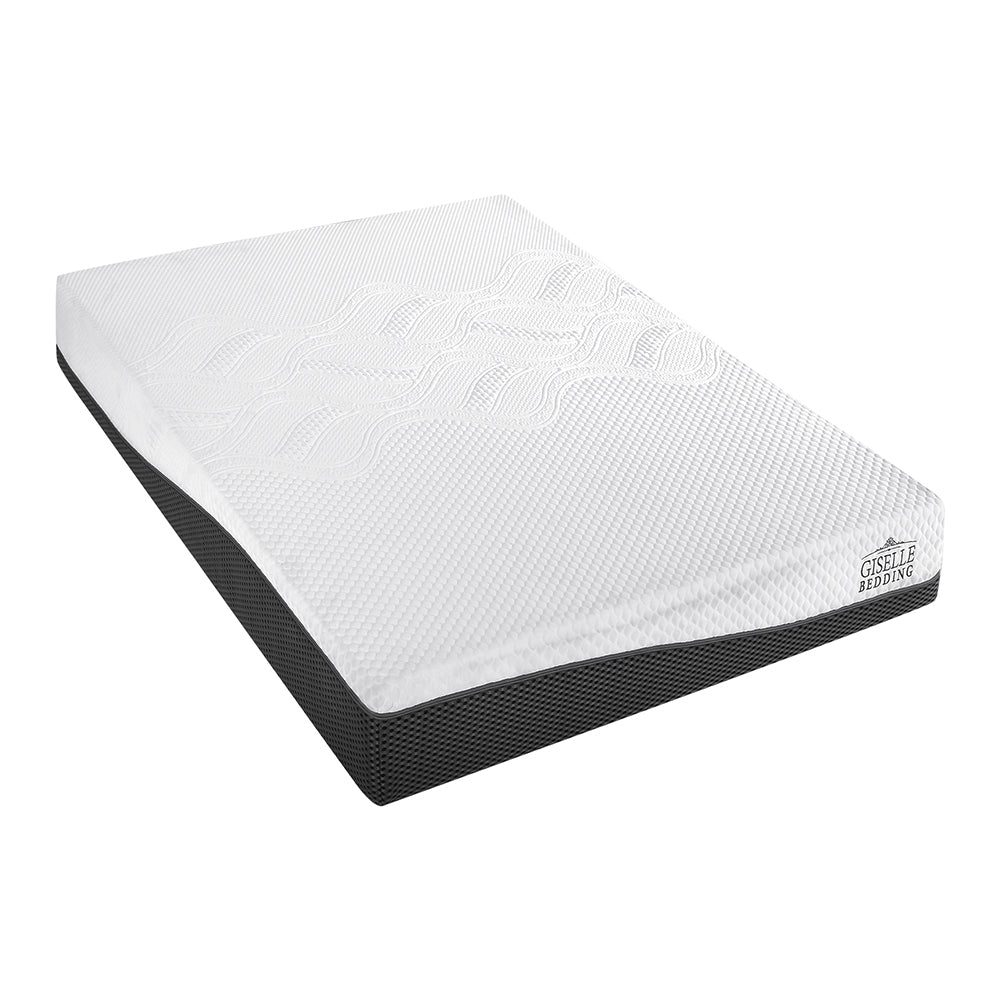 Giselle Bedding Single Size Memory Foam Mattress Cool Gel without Spring-Furniture &gt; Mattresses-PEROZ Accessories