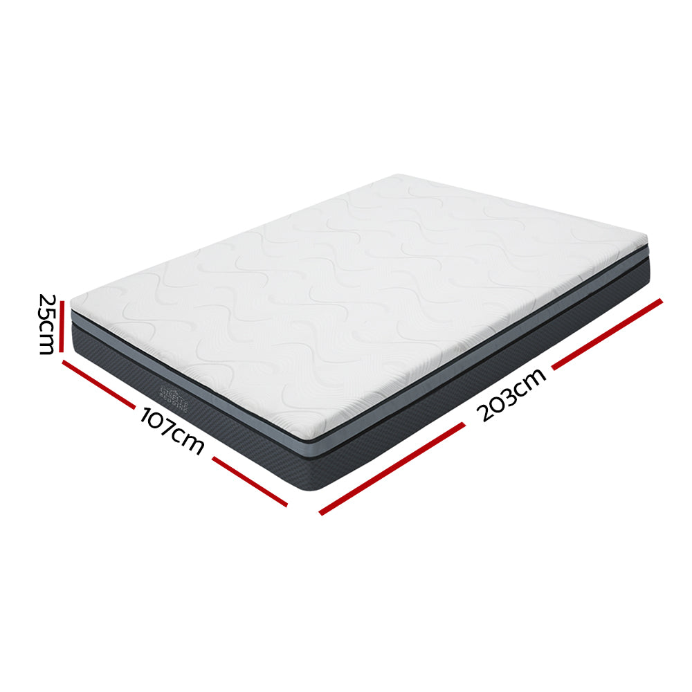 Giselle Bedding Cool Gel Memory Foam Mattress King Single Size-Furniture &gt; Mattresses-PEROZ Accessories