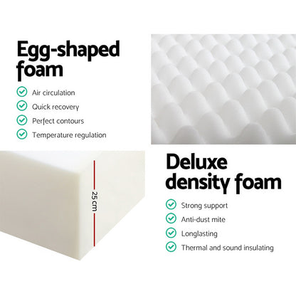 Giselle Bedding Cool Gel Memory Foam Mattress King Single Size-Furniture &gt; Mattresses-PEROZ Accessories