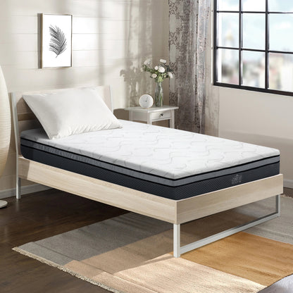 Giselle Bedding Cool Gel Memory Foam Mattress King Single Size-Furniture &gt; Mattresses-PEROZ Accessories