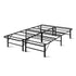 Artiss Folding Double Metal Bed Frame - Black-Furniture > Bedroom - Peroz Australia - Image - 1