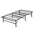 Artiss Folding Bed Frame Metal Bed Base King Single Size Portable Black-Furniture > Bedroom - Peroz Australia - Image - 1