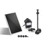 Gardeon Solar Pond Pump with Battery Kit LED Lights 4FT-Home & Garden > Fountains-PEROZ Accessories