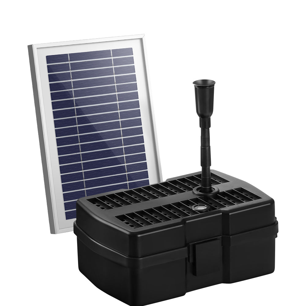 Gardeon Solar Pond Pump with Filter Box 4.6FT-Home &amp; Garden &gt; Garden Tools-PEROZ Accessories