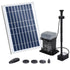 Gardeon Solar Pond Pump with Battery Kit LED Lights 5.2FT-Home & Garden > Fountains-PEROZ Accessories