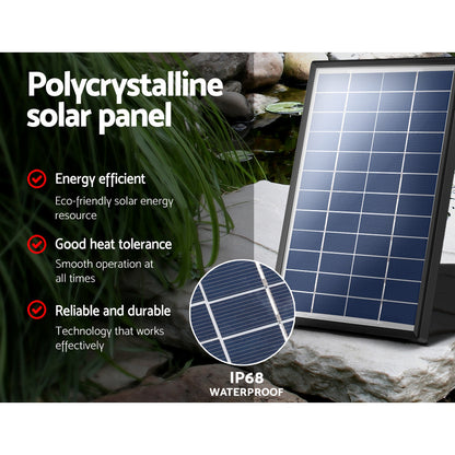 Gardeon Solar Pond Pump 6 FT-Home &amp; Garden &gt; Garden Tools-PEROZ Accessories