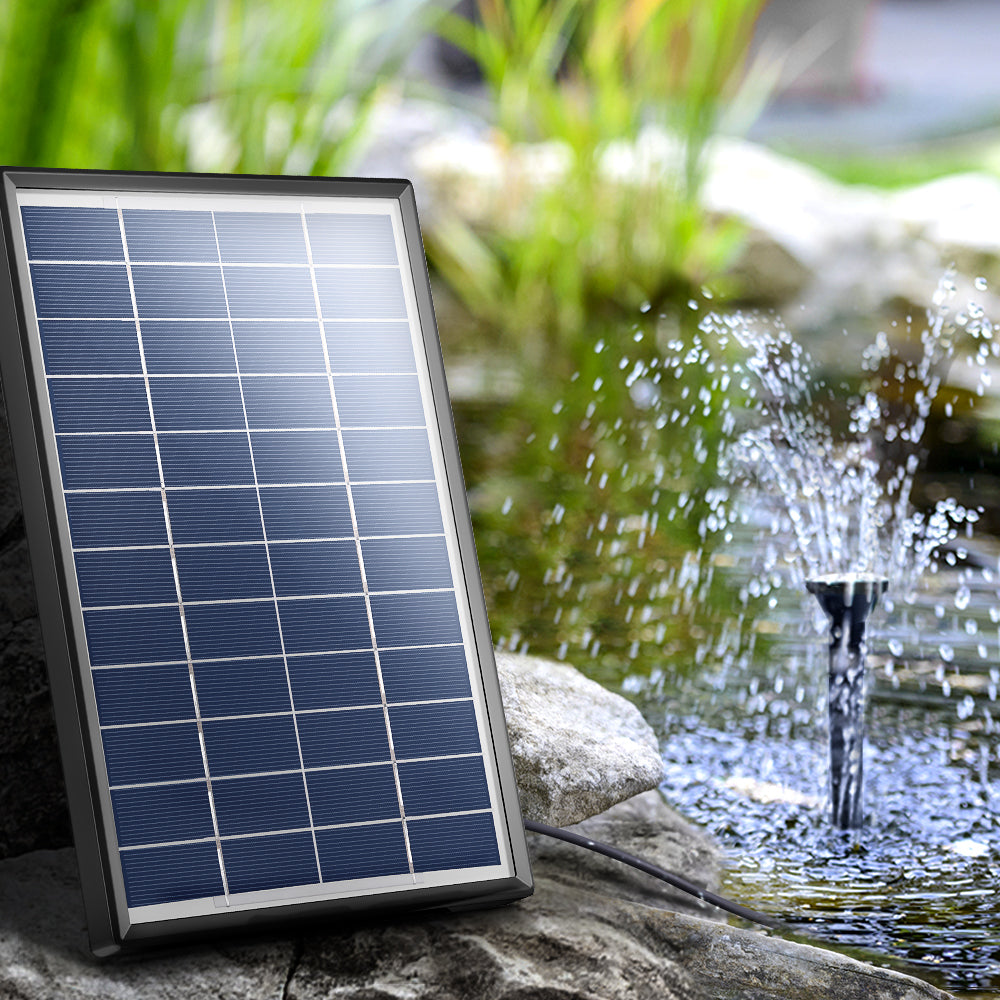 Gardeon Solar Pond Pump 6 FT-Home &amp; Garden &gt; Garden Tools-PEROZ Accessories