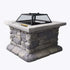Grillz Fire Pit Outdoor Table Charcoal Garden Fireplace Backyard Firepit Heater-Home & Garden > Firepits-PEROZ Accessories