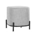 Artiss Square Foot Stool Faux Linen Fabric Ottoman Foot Rest Padded Seat Grey-Furniture > Living Room-PEROZ Accessories