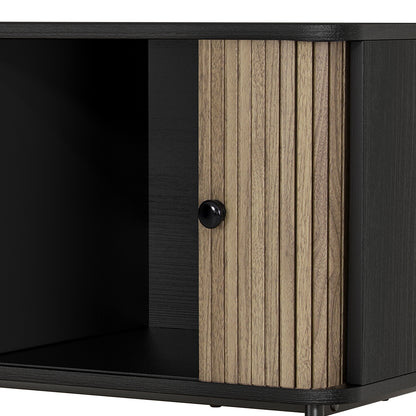 Artiss Entertainment Unit TV Cabinet 150CM Black Boris-Furniture &gt; Living Room-PEROZ Accessories