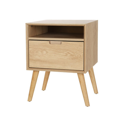 Artiss Bedside Table Drawers Side Table Shelf Storage Cabinet Nightstand GORR-Furniture &gt; Bedroom-PEROZ Accessories