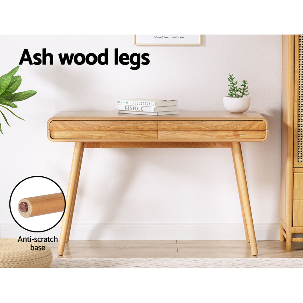 Artiss Computer Desk Office Study Desks Table Drawers Storage Ash Wood Legs-Furniture &gt; Office-PEROZ Accessories