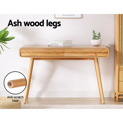 Artiss Computer Desk Office Study Desks Table Drawers Storage Ash Wood Legs-Furniture &gt; Office-PEROZ Accessories