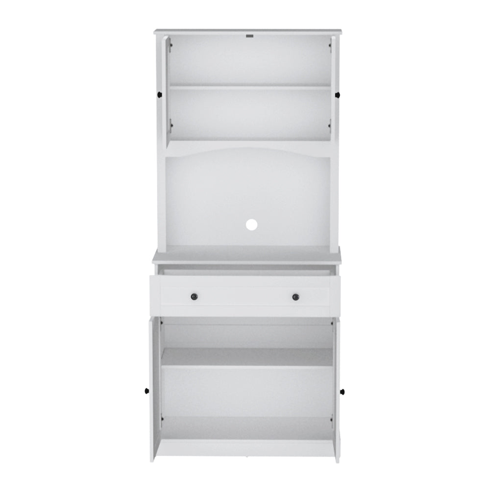 Artiss Buffet Sideboard Cabinet Cupboard Pantry Storage Shelves Hutch White-Furniture &gt; Living Room-PEROZ Accessories