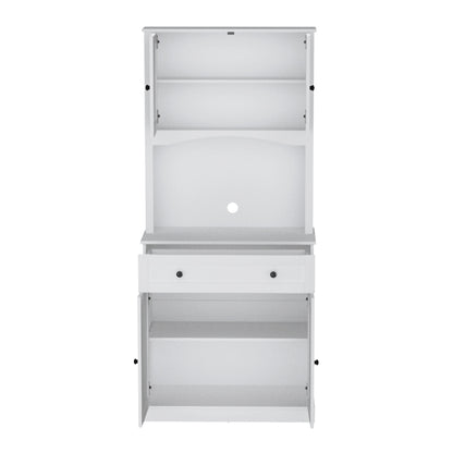 Artiss Buffet Sideboard Cabinet Cupboard Pantry Storage Shelves Hutch White-Furniture &gt; Living Room-PEROZ Accessories
