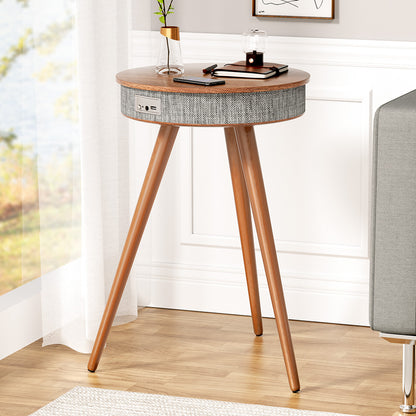 Artiss Smart Coffee Table Wireless Charging Bluetooth Speaker-Furniture &gt; Living Room-PEROZ Accessories