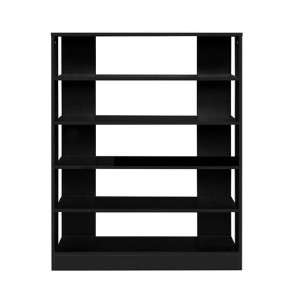 Artiss Shoe Cabinet Shoes Organiser Storage Rack 30 Pairs Black Shelf Wooden-Bookcases &amp; Shelves - Peroz Australia - Image - 4