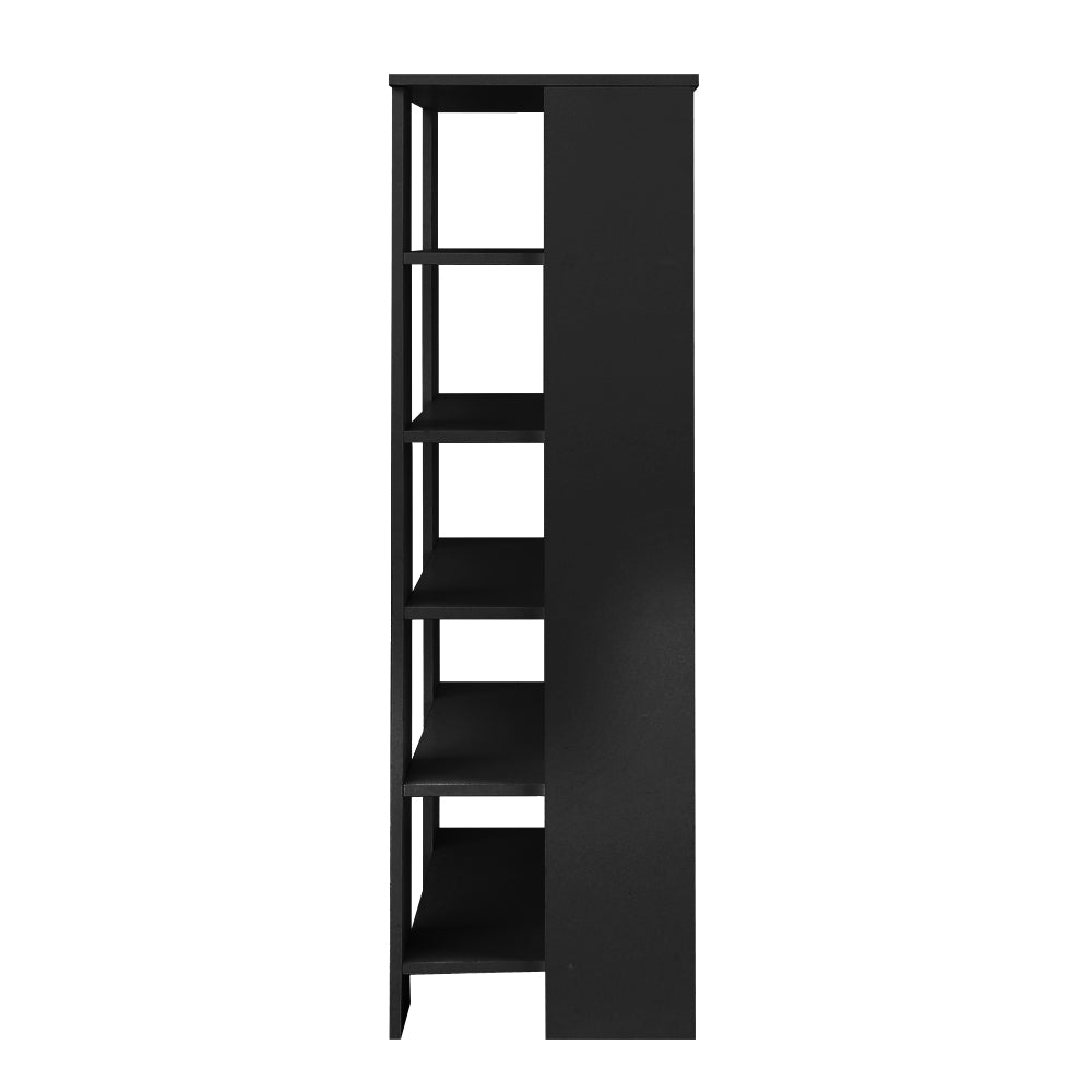 Artiss Shoe Cabinet Shoes Organiser Storage Rack 30 Pairs Black Shelf Wooden-Bookcases &amp; Shelves - Peroz Australia - Image - 5