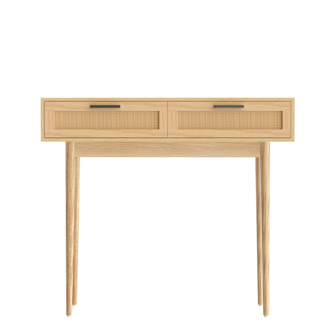 Artiss Rattan Console Table Drawer Storage Hallway Tables Drawers-Furniture &gt; Living Room - Peroz Australia - Image - 2