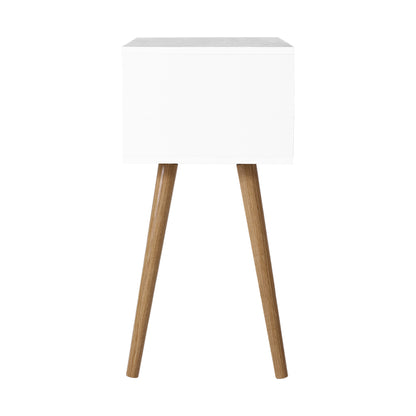 Artiss Bedside Tables Drawers Side Table Nightstand Wood Storage Cabinet White-Bedside Tables - Peroz Australia - Image - 5