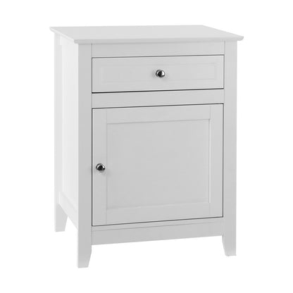 Artiss Bedside Tables Big Storage Drawers Cabinet Nightstand Lamp Chest White-Furniture &gt; Bedroom - Peroz Australia - Image - 2