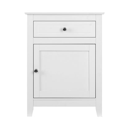 Artiss Bedside Tables Big Storage Drawers Cabinet Nightstand Lamp Chest White-Furniture &gt; Bedroom - Peroz Australia - Image - 4