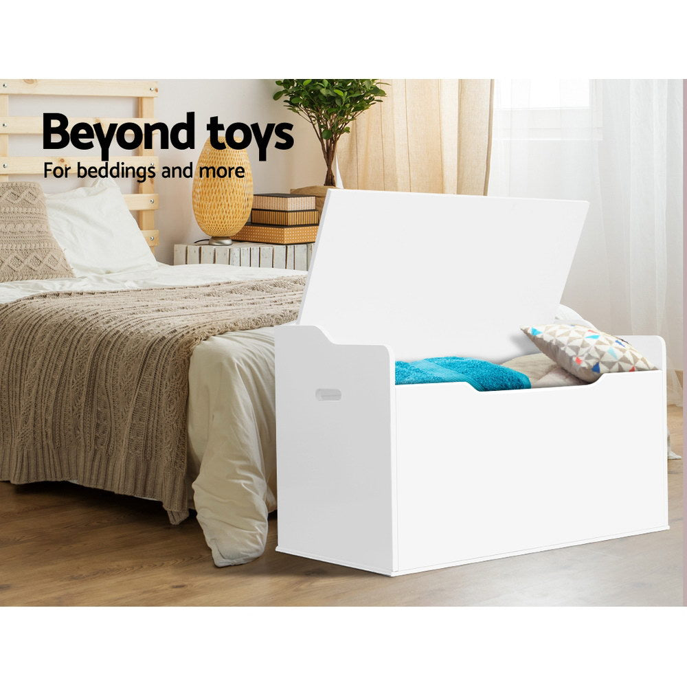 Keezi Kids Toy Chest Storage Bench Cabinet Organiser Blanket Children Clothes-Storage Cabinets-PEROZ Accessories