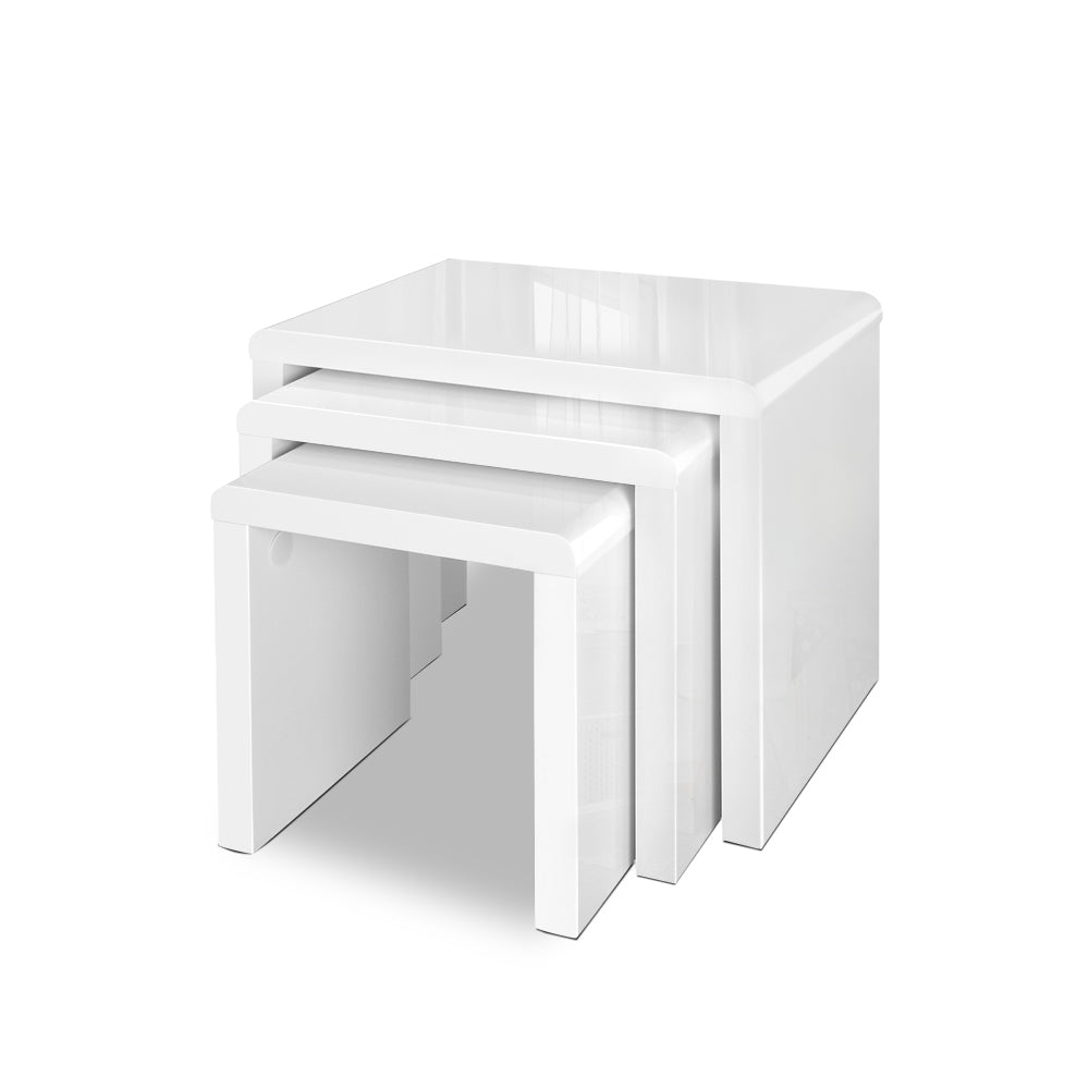 Artiss Set of 3 Nesting Tables-Furniture &gt; Living Room - Peroz Australia - Image - 2