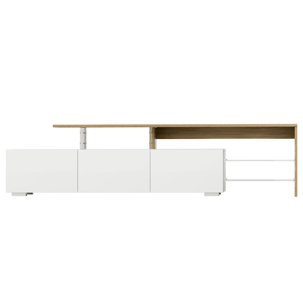 Artiss TV Cabinet Entertainment TV Unit Stand Furniture With Drawers 180cm Wood-Entertainment Units - Peroz Australia - Image - 4