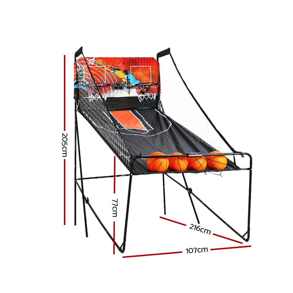 Arcade Basketball Game Double shooting Electronic Scoring Folding Outdoor Kids-Sports &amp; Fitness &gt; Basketball &amp; Accessories-PEROZ Accessories