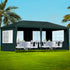 Instahut Gazebo 3x6 Outdoor Marquee Gazebos Wedding Party Camping Tent 4 Wall Panels-Home & Garden > Shading-PEROZ Accessories