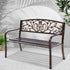 Gardeon Cast Iron Garden Bench - Bronze-Furniture > Outdoor-PEROZ Accessories