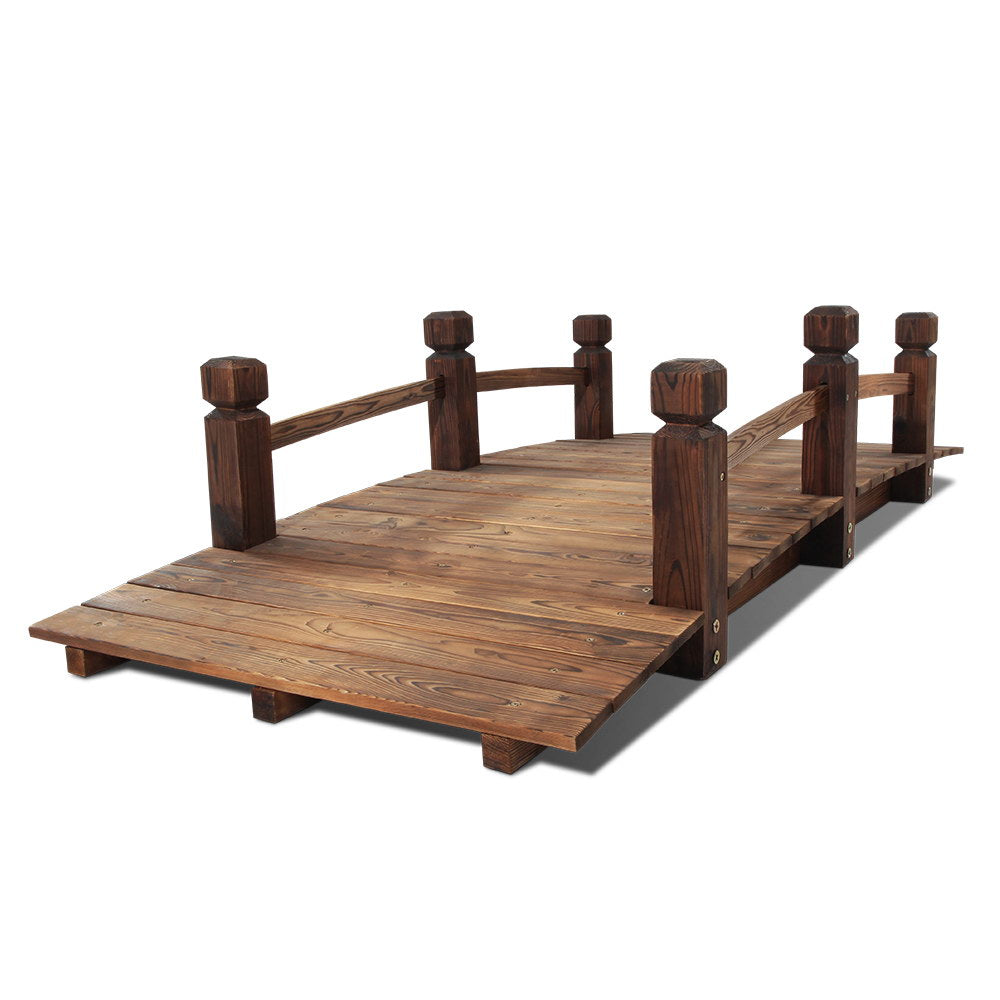 Wooden Rustic Bridge 160cm-Home &amp; Garden &gt; DIY-PEROZ Accessories