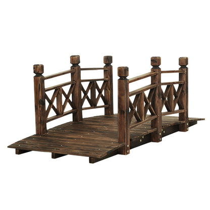 Gardeon Garden Ornaments Wooden Rustic Bridge Decor Outdoor Decoration Yard-Furniture &gt; Outdoor-PEROZ Accessories