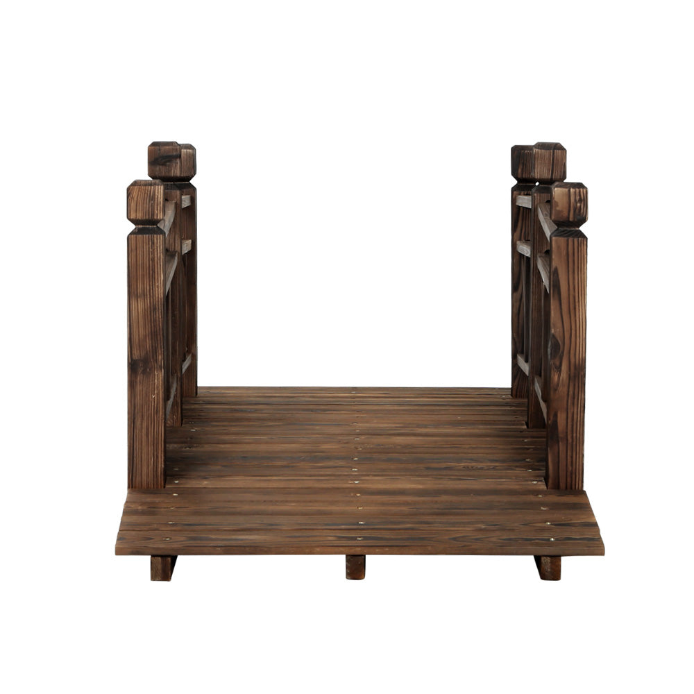 Gardeon Garden Ornaments Wooden Rustic Bridge Decor Outdoor Decoration Yard-Furniture &gt; Outdoor-PEROZ Accessories