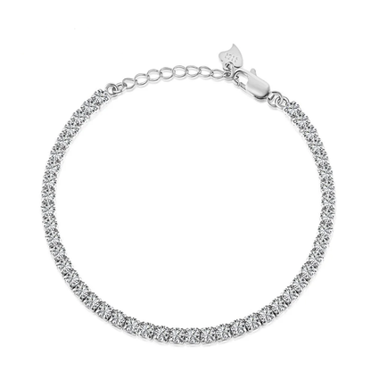 Anyco Bracelet Multi Color Cubic Zircon Iced Out Bling Full Stones 925S Sterling Silver Women CZ Tennis Gold Bracelets-Bracelets-PEROZ Accessories