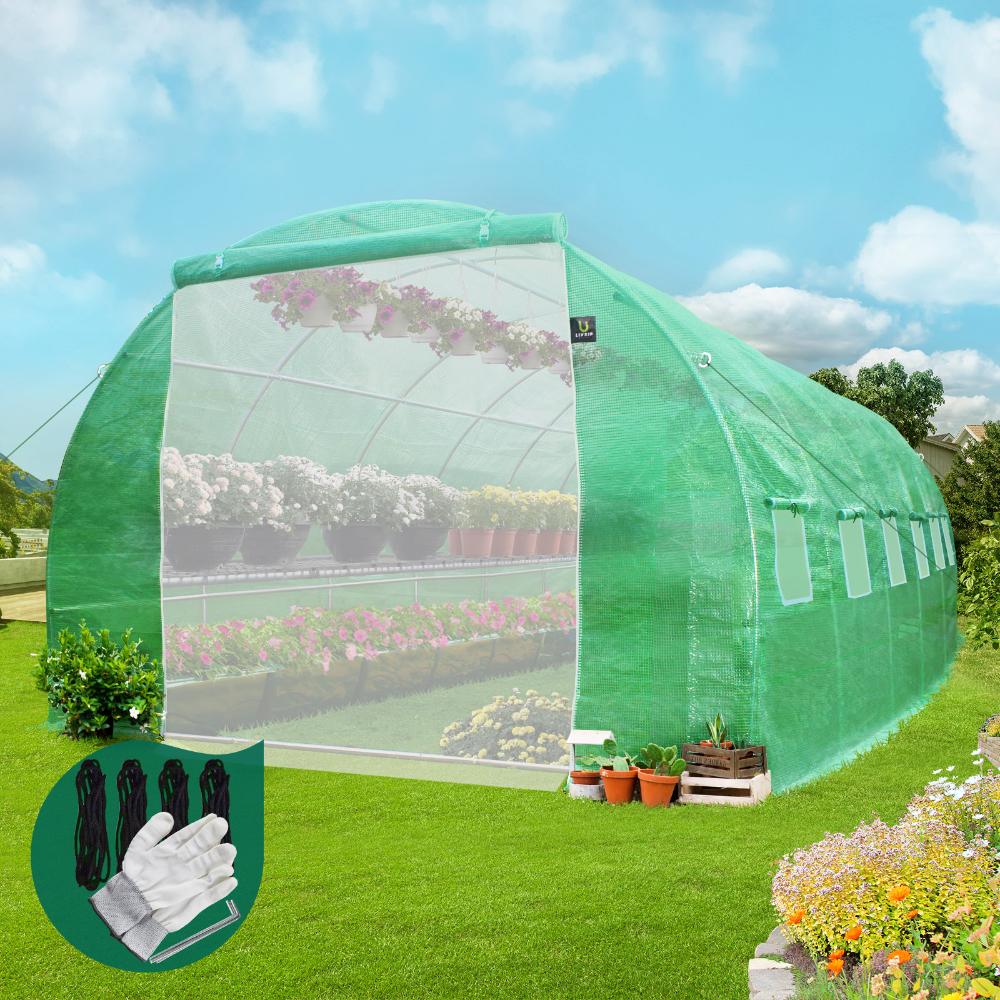 Livsip Greenhouse 6x3x2m Walk in Green House Plant Tunnel